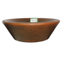 Maceta Bowl Holambra Arenada 42x16 Marron Cafe Marmorato