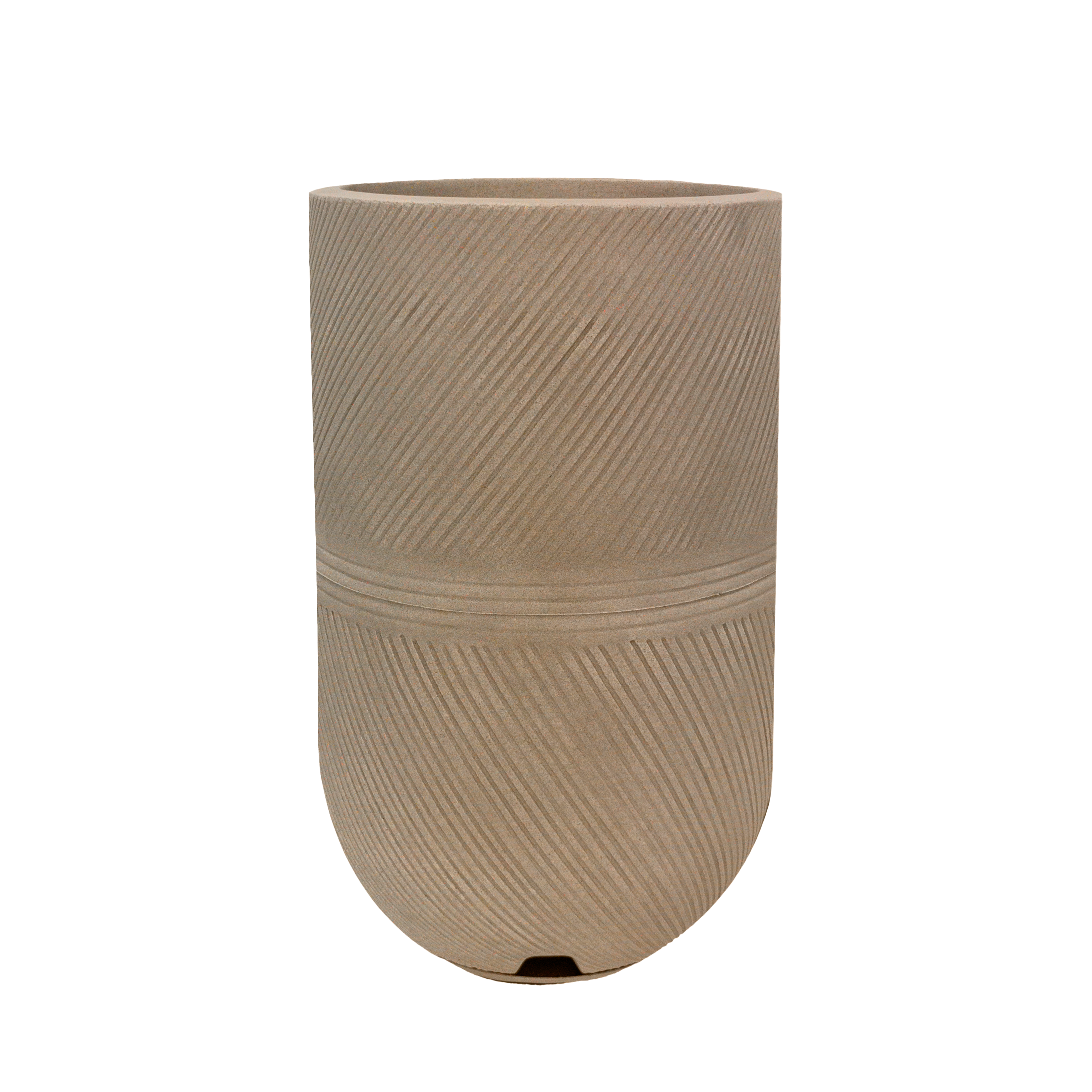 Maceta Argos 28x57 Efecto Piedra