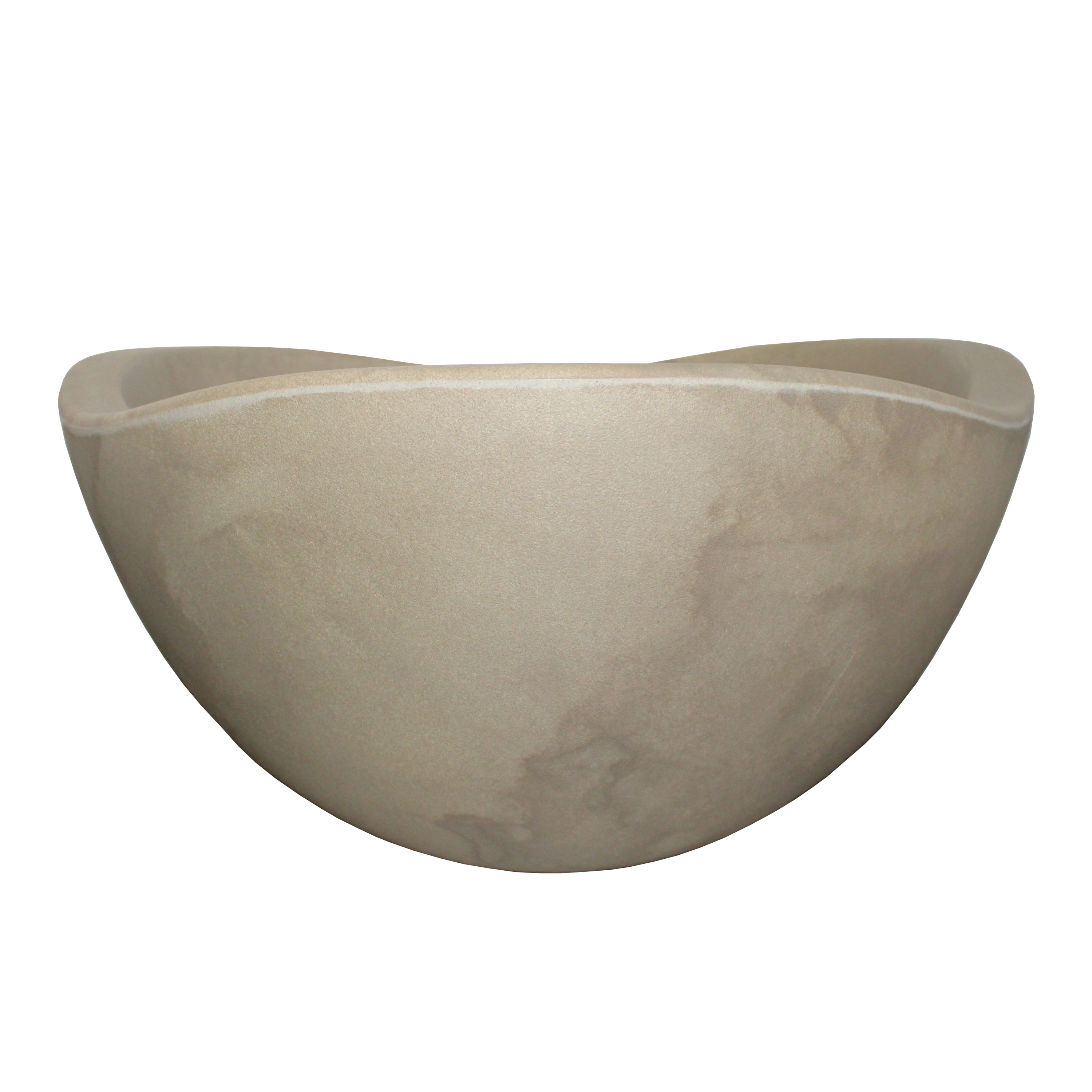 Maceta Tryas 38x20 Efecto Piedra