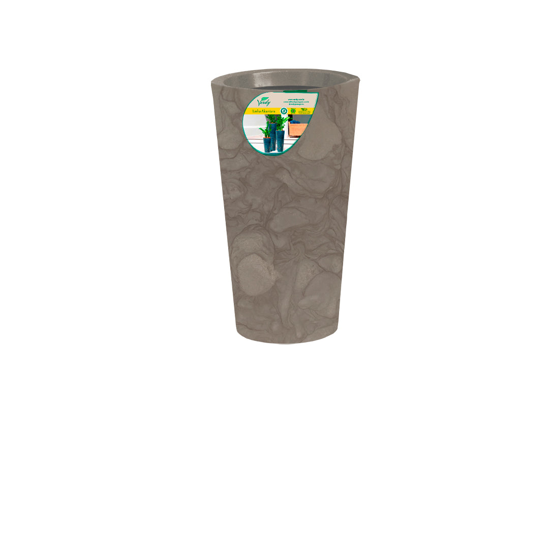Maceta Alcantara 23x50 Efecto Marmol