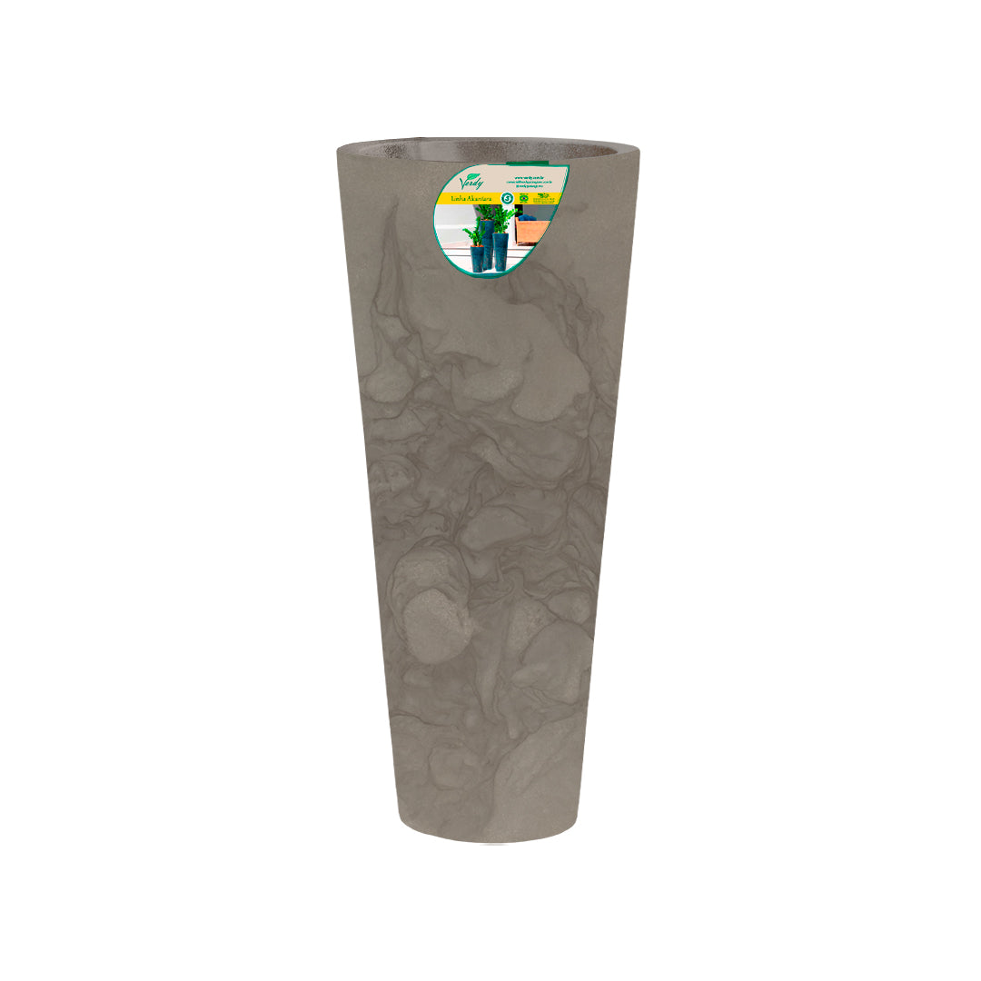Maceta Alcantara 27x75 Efecto Marmol