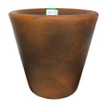 Maceta Holambra Jateado 40x47 Marrom Cafe Marmorato