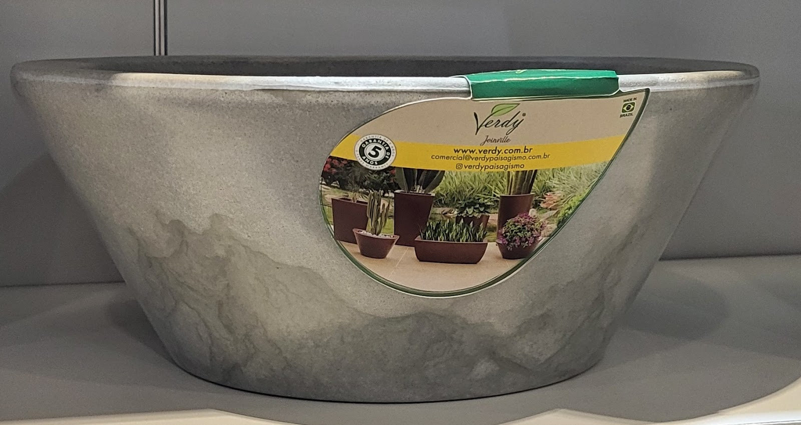 Bowl Joinville Liso 24x12 Blanco Marmorato