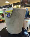 Maceta Holambra Jateado 40x47 Blanco Marmorato