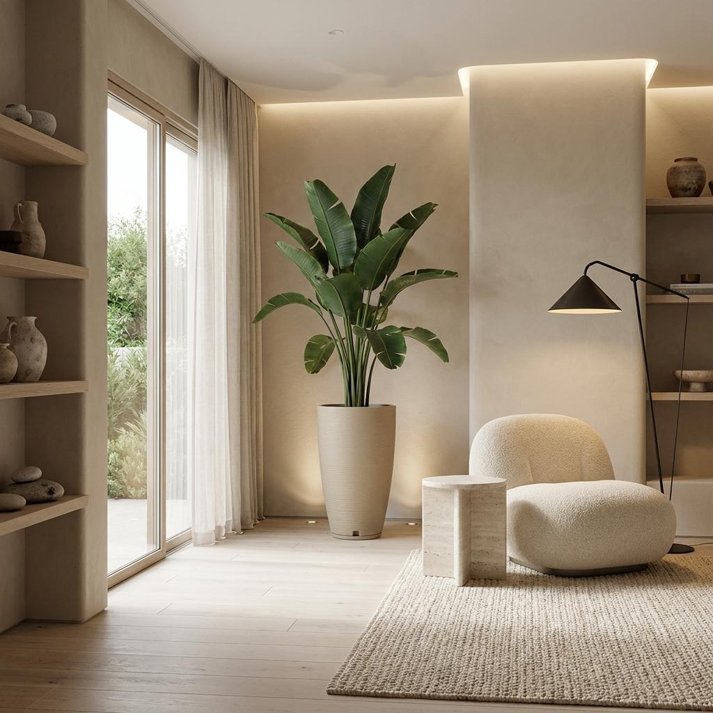 Maceta Amsterda 35x65 Eferto Piedra