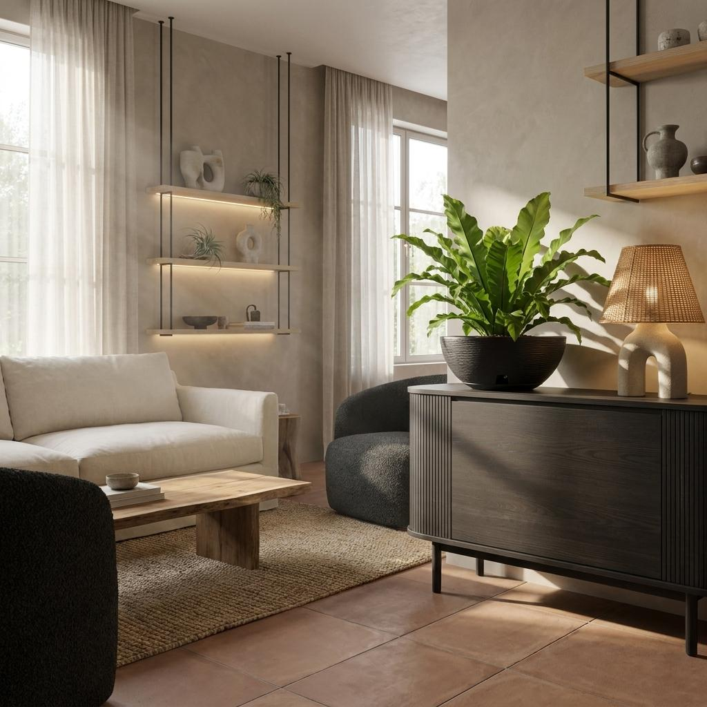 Maceta Amsterda 30x13 Efecto Piedra