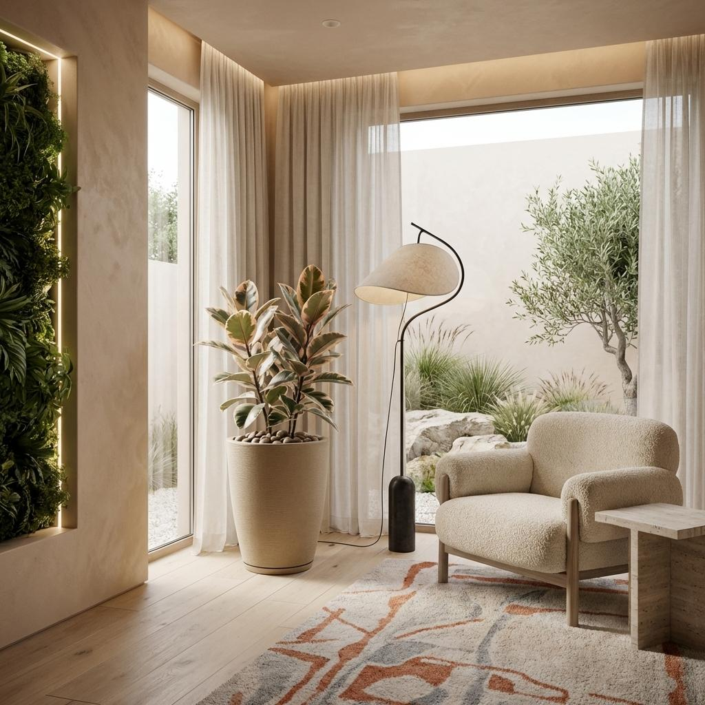 Maceta Amsterda 29x44 Efecto Piedra