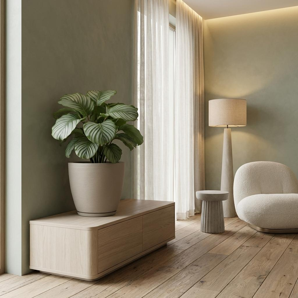 Maceta Amsterda 40x45 Efecto Piedra