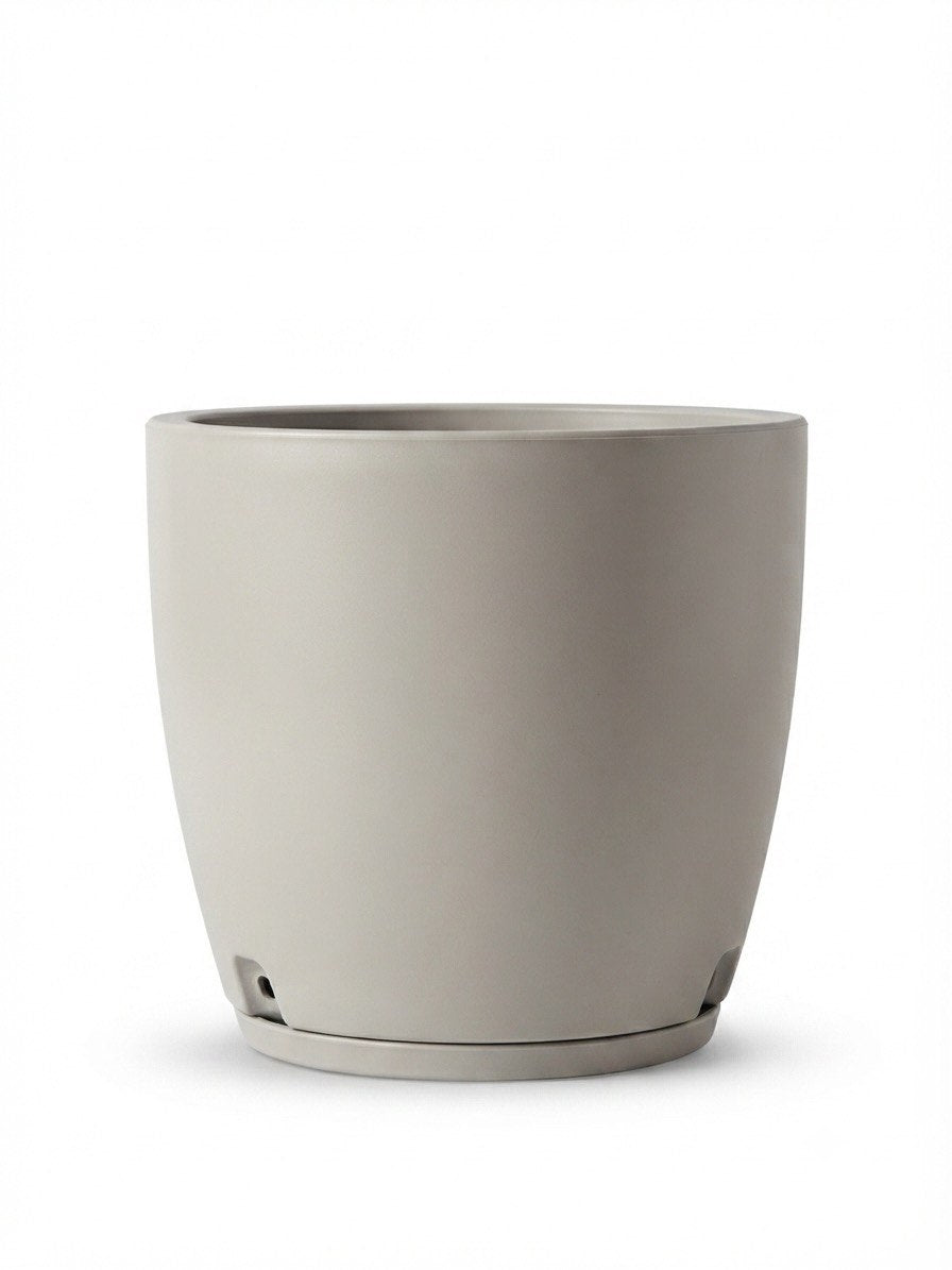 Maceta Amsterda 27x28 Efecto Marmol