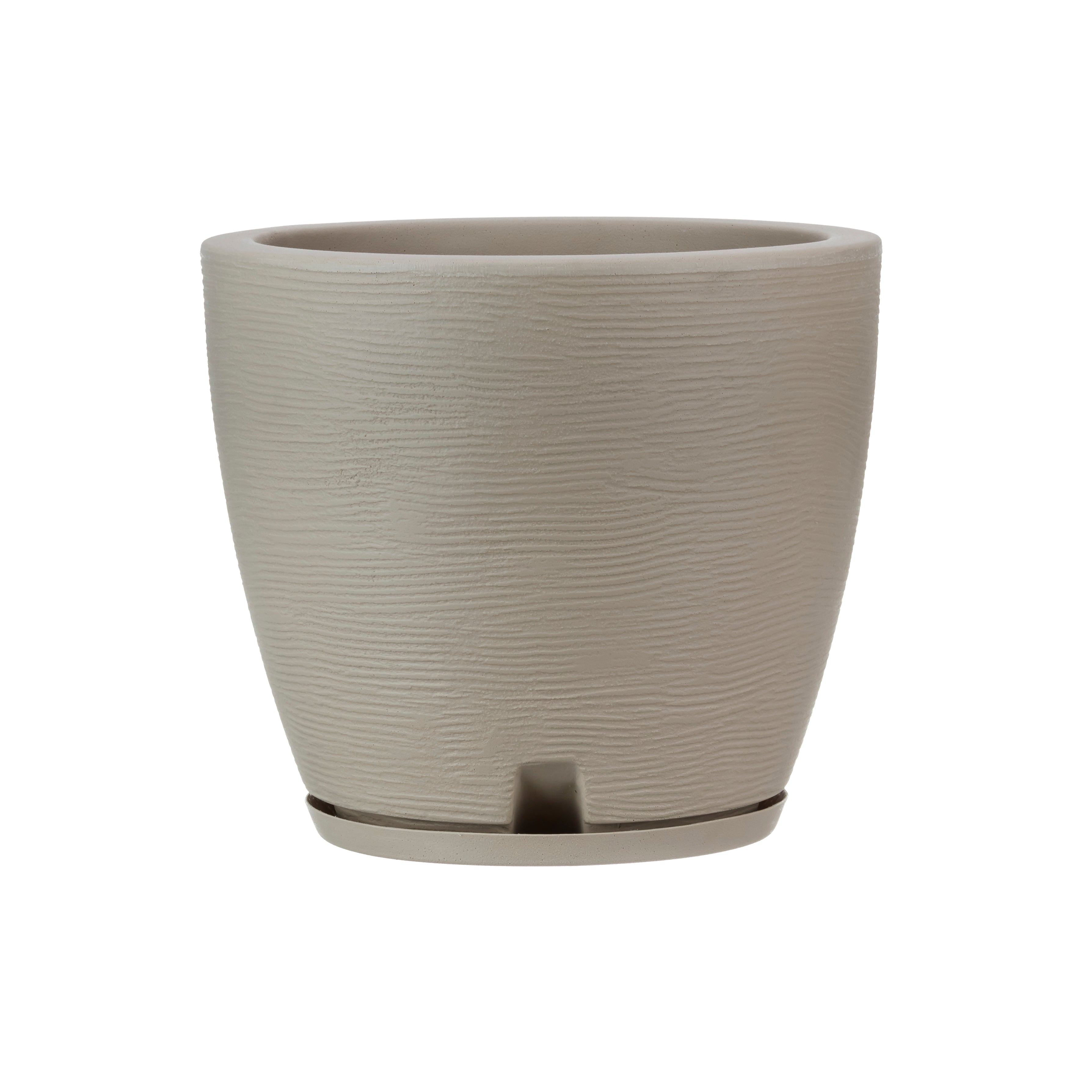 Maceta Amsterda 27x28 Efecto Piedra