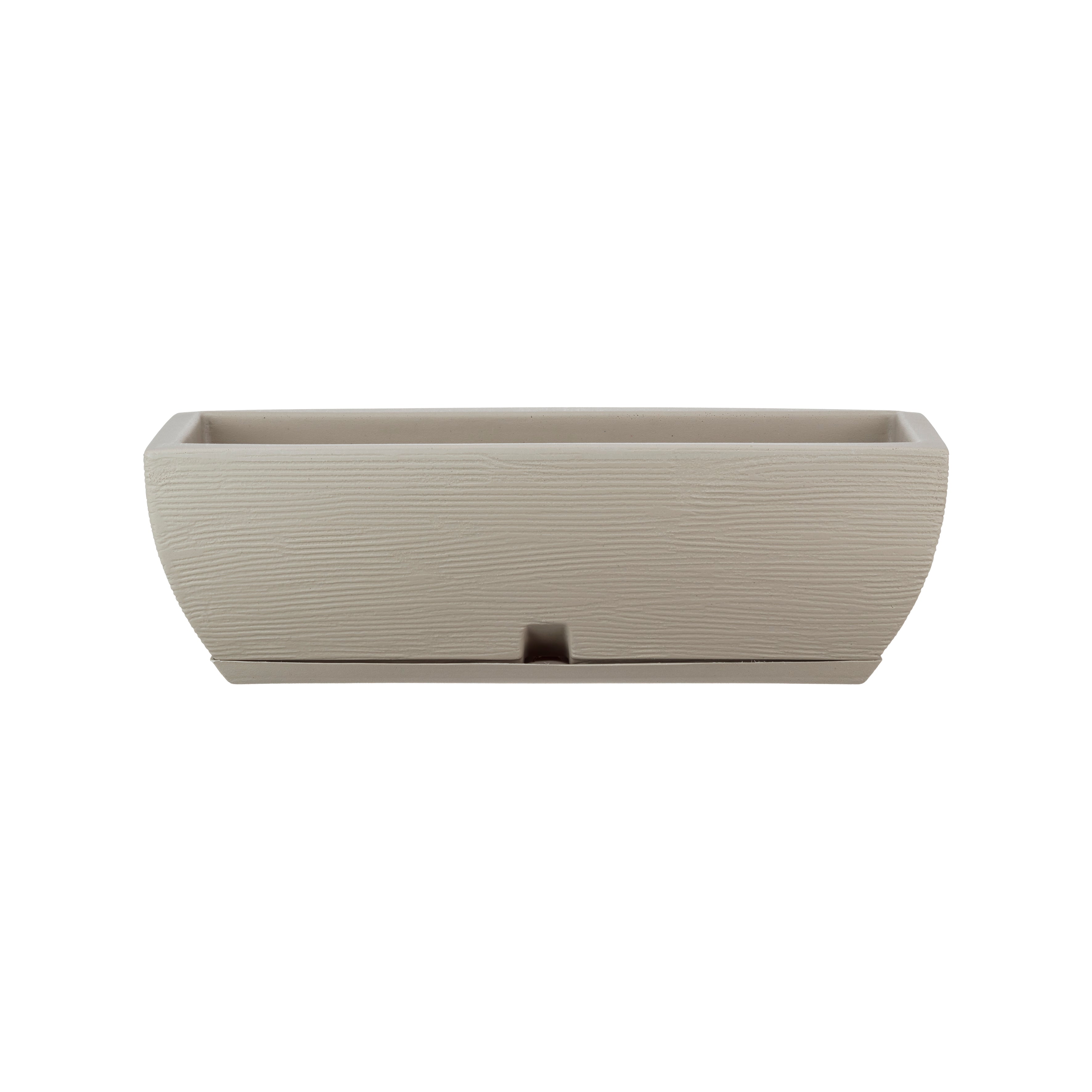 Maceta Amsterda 48x16 Efecto Piedra