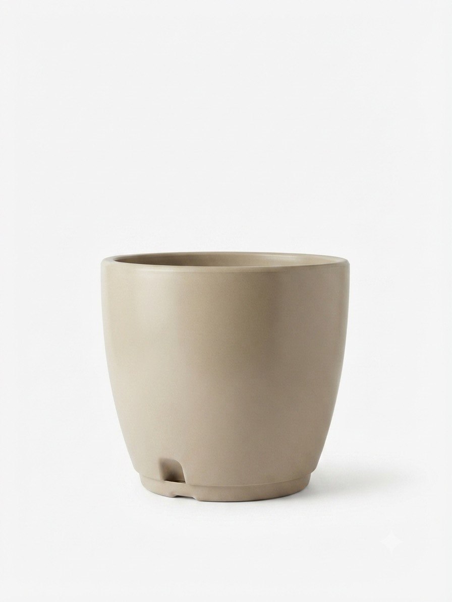 Maceta Amsterda 27x28 Efecto Marmol