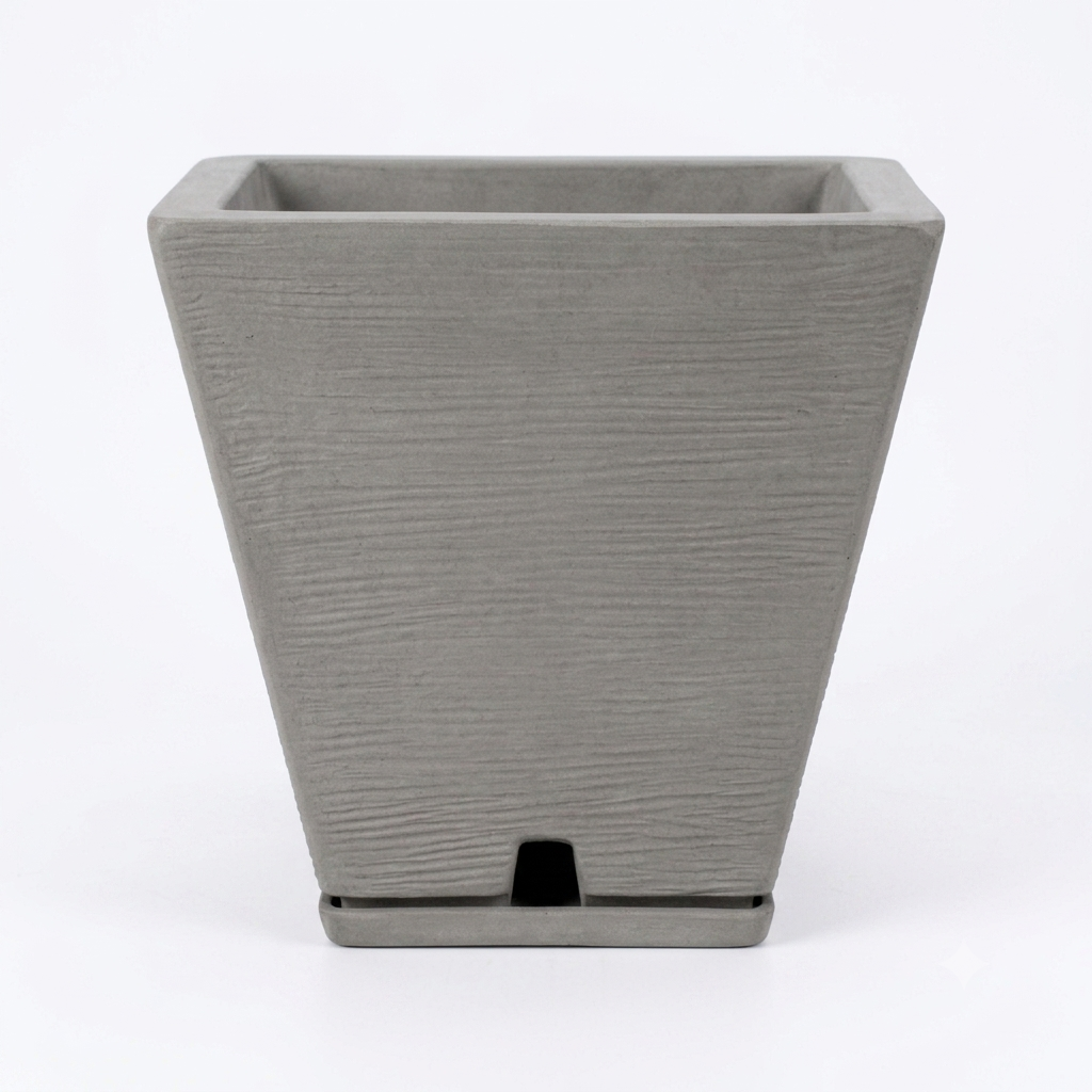 Maceta Zurique 29x34 Efecto Piedra